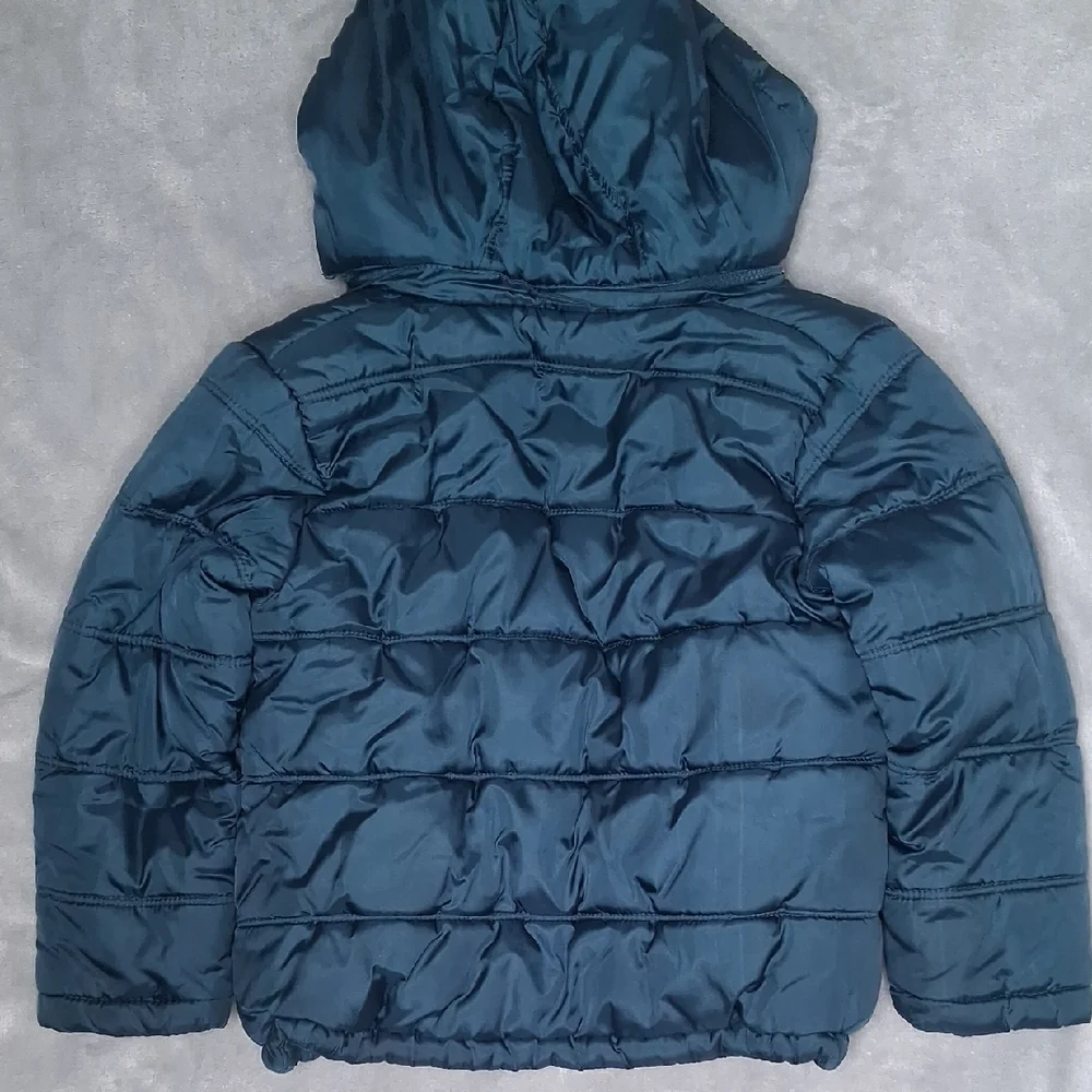 Calvin Klein Puffer Hooded Jacket Toddler Boys  Dark Green Outdoor Winter Coat 4
